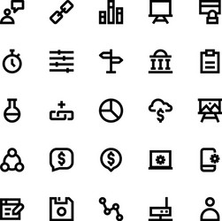 web design and development icons 6 vector image