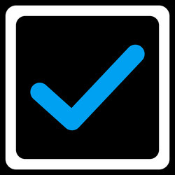checkbox icon vector image