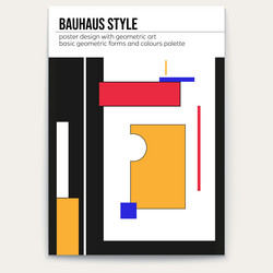 retro pattern from minimalistic shapes vector image