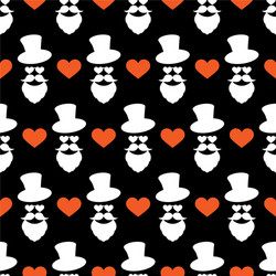 seamless pattern for patrick s day with stylish vector image