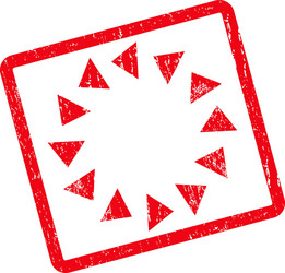 Rotate ccw icon rubber stamp Royalty Free Vector Image