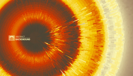 abstract circular background with dynamic rays vector image