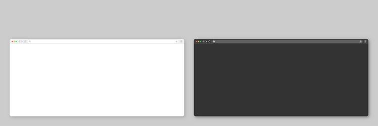blank web browser window with toolbar and search vector image