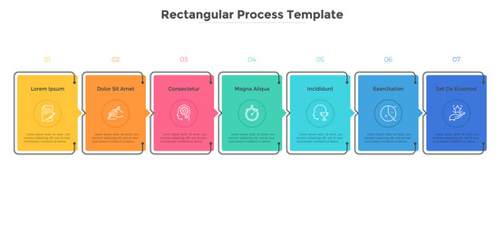 modern infographic template vector