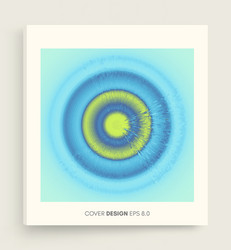 abstract circular background with dynamic rays vector image