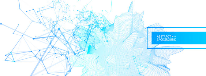 modern science and technology background abstract vector image