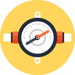 traffic optimization flat web icon vector image
