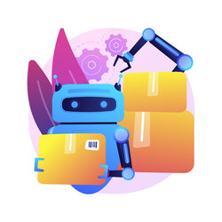 labor substitution abstract concept vector image