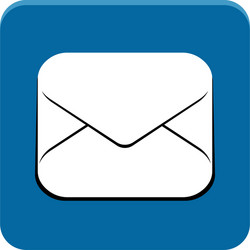 mail app button vector image
