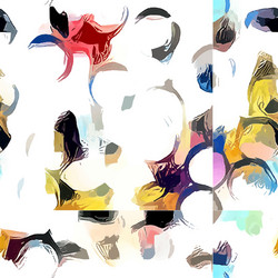 seamless pattern background in modern style vector image