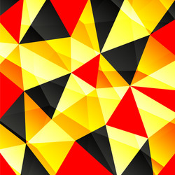 Abstract vitrage with triangular multi colors grid vector