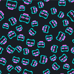 line toolbox icon isolated seamless pattern vector image