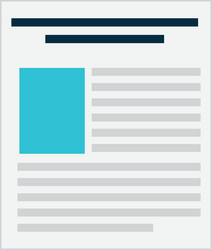 document file paper text icon vector image