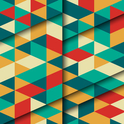 abstract triangle background vector image