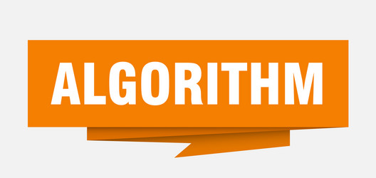 algorithm vector image