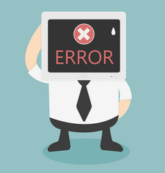 Error Message Concept vector image