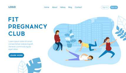 website or webpage interface template layout vector image