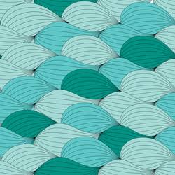 Abstract wave seamless pattern background vector