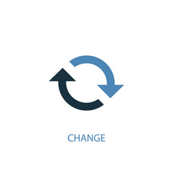 Circular Change Icon - Refresh Symbol vector image