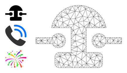 web network bell icon and source icons vector image