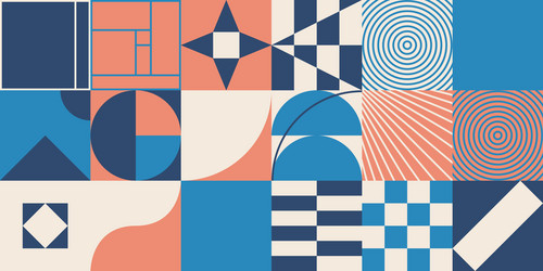 abstract pattern design elements vector image