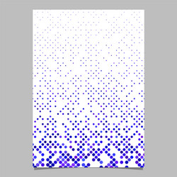 blue circle pattern brochure background vector