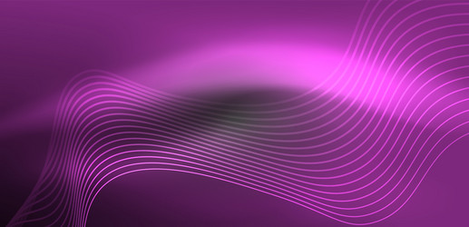 abstract background neon wave hi-tech design vector image