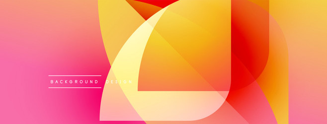 abstract geometric shapes overlap creating vector image
