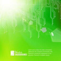 colored circuit abstraction vector image