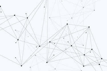 abstract plexus background with connected lines vector image