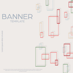 intersecting rectangles geometric abstract vector image