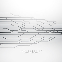 Tech Lines Background vector image