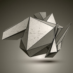asymmetric technical zink object contrast vector image