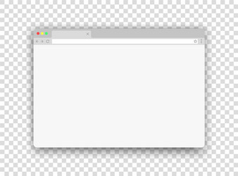 Browser new window website mockup empty web bar vector