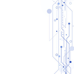 Molecular Structure & Communication Network vector image