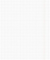 school notebook one page in square for math vector image