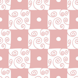seamless pattern with abstract square vector image