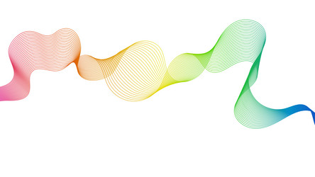abstract backdrop with wave gradient lines vector image
