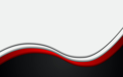 background of curves overlapping layers on white vector image