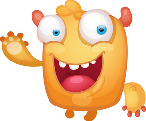 cartoon cute monster Vector Image