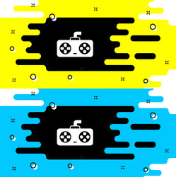 white game controller or joystick for console vector image