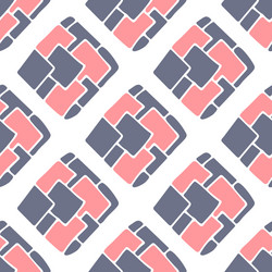 seamless pattern with abstract square vector image