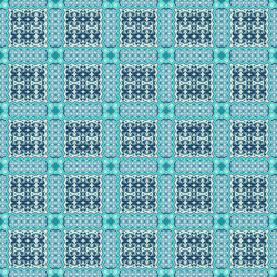 abstract ornamental patch seamless pattern vector image