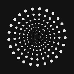 abstract dot shape design element vector image