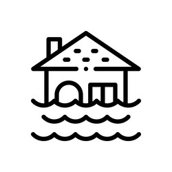 floor lamp icon thin linear style design isolated vector image
