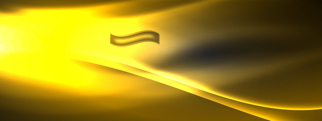 lines and waves with neon light effect background vector image