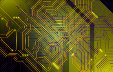 Colorful microscheme design micro chip Royalty Free Vector