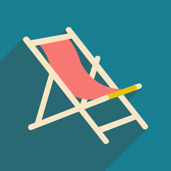 flat with shadow icon and mobile application deck vector image