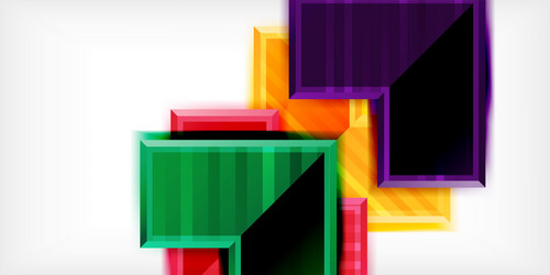 arrow symbols created with 3d effects and line vector image