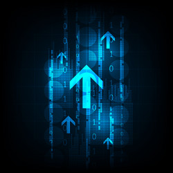 process digital data into future vector image